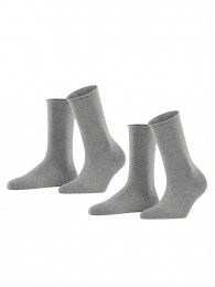 Esprit-2pSocks-BasicPure-grijsMaat35-38
