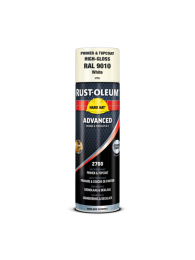 Rust-OleumHardHatAdvancedSpuitbusHoogglans-RAL9010Zuiverwit-05L