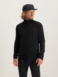 PoederbaasMidlayerPullyHerenFourSeasonsLightweightZwart-M