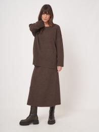 A-lijngebreiderokvanitaliaanselamswol