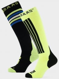 PoederbaasSkisokken2-packStripedBlack-3134