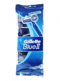 GilletteGilletteBlueIIWegwerpmesjes-5stuks