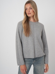 Geribbeldekasjmiertrui-relaxedfitduurzaam