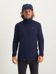 PoederbaasMidlayerPullyHerenFourSeasonsLightweightNavy-S