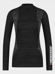 PoederbaasThermoshirtDamesTechnicalLongsleeveZwart-XL