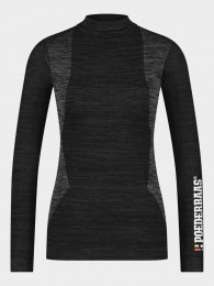 PoederbaasThermoshirtDamesTechnicalLongsleeveZwart-S