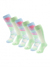 PoederbaasSkisokkenDames6-packIceBlue-3538