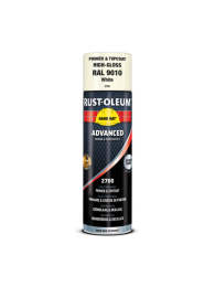 Rust-OleumHardHatAdvancedSpuitbusHoogglans-RAL9010Zuiverwit-05L