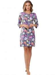 GrijsgebloemdnachthemdPastunette