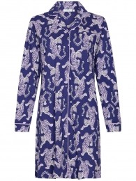 Katoenendoorknoopnachthemdtijgers