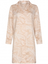 Luxesatijnendoorknoopnachthemd