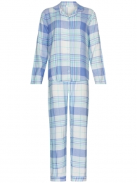 Flanellendoorknooppyjamaruiten