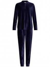 NachtblauwvelourshuispakPastunette