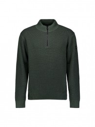 NoExcessPulloverHalfZipper2ColouredMelangeDarkGreen2XL