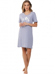 Grijsnachthemdwittebloemen