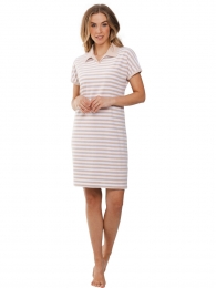 Chiquebadstofnachthemdzandkleurig