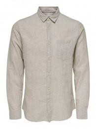 OnlySonsCaidenSolidLinenShirt