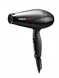 BabylissPROBlackStarIonicDryerZwart2200W