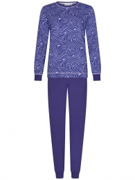 Katoenenpyjamapaarsenblauwezebrastrepen