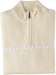FellowsUnitedPulloverPremiumHalfZipJerseyKnitWhiteL