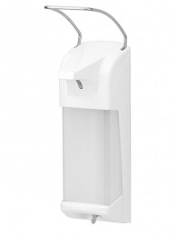 Mediqo-lineIngo-Manzeep-desinfectiemiddeldispenser1000mlinclafsluitplaat-wit