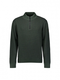 NoExcessPulloverHalfZipper2ColouredMelangeDarkGreen2XL
