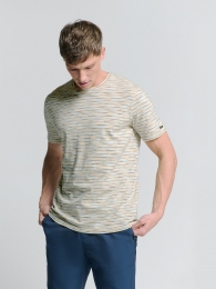 NoExcessT-ShirtCrewneckMultiColouredMelangeOffwhiteXL