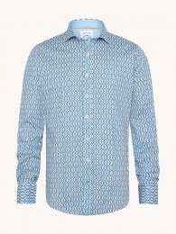 AFishNamedFredOverhemdShirtIkatCobaltXL