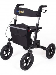 DunimedOutdoorrollatormetgroteluchtbanden