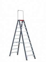 AltrexFalcoFDO10DubbeleTrap-AluminiumMetCoating-2X10Treden-MaxWerkhoogte435M