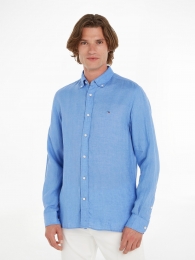 TommyHilfigerLinnenOverhemdSoliBlueSpellM