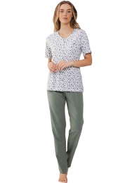 Pastunettepanterprintpyjamaduurzaamkatoen