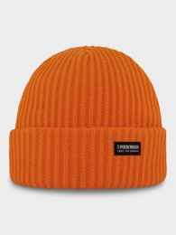 PoederbaasMutsRoyalRibBeanieOrange