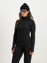 PoederbaasMidlayerPullyDamesFourSeasonsLightweightZwart-L