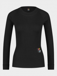 PoederbaasThermoshirtDamesProZwart-M