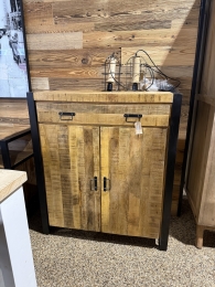 KastdressoirLindseymetladeendeurenmangohout