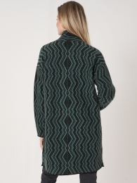 Middellangintarsia-vestmetjacquardpatroon