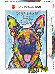 JollyPets-DogsNeverLiePuzzel1000stukjes