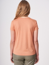BasicdamesT-shirtmetV-halsenborstzak
