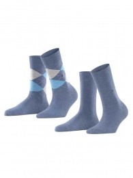 Burlington-2pSocks-EverydayMix-6660Maat36-41