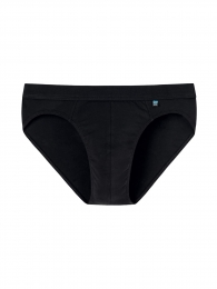 Schiesser-LongLifeCotton-Rio-Slip-zwartMaatM