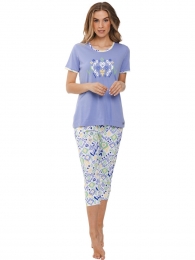 PaarsblauwekatoenenpyjamaRebelle