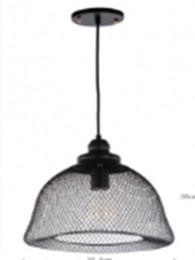 GaaslampIndustrieelDesignHanglampE27Fitting32x35cmZwart