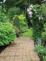 Tuinpad50x70cmTuinschilderijCustomize-it-Customizeit