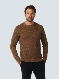 NoExcessPulloverCrewneck3ColouredRibBrown2XL