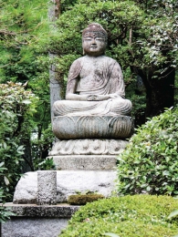 Boedhazittend50x70cmTuinschilderijCustomize-it-Customizeit