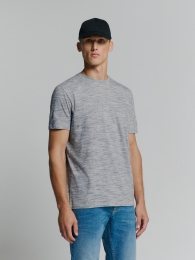 NoExcessT-ShirtCrewneckMultiColouredMelangeDeepBlueM