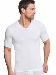 Schiesser-OriginalFeinripp-TShirtV-neck-witMaatL
