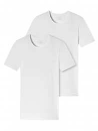 Schiesser-95-5-T-shirtC-neck-2pack-wit