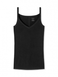 Schiesser-Spaghettitop-PersonalFit-zwart